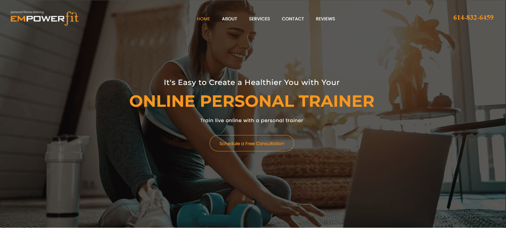 EmpowerFit Online Fitness Platform